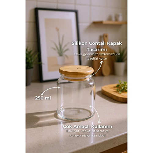 Bambum Zone Cam Saklama Kabı 800 Ml B4599