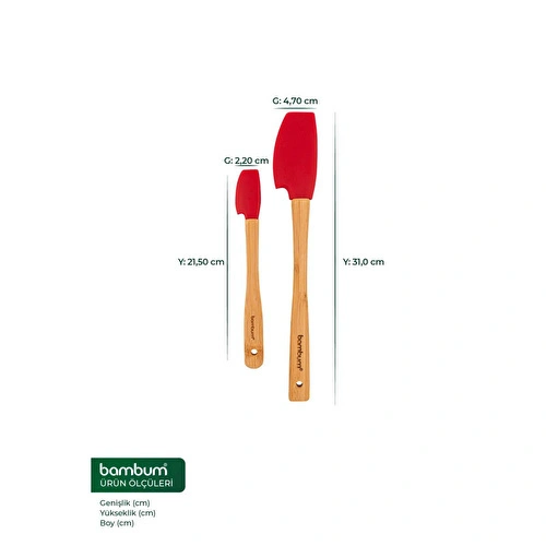 Bambum Zolly - 2’li Spatula Seti