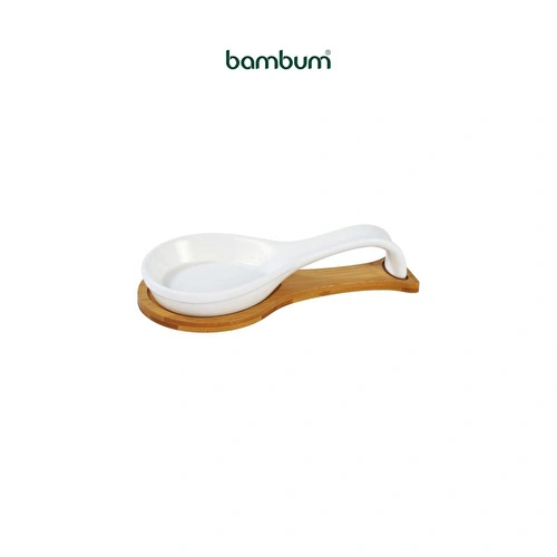 Bambum Sponi Plus Porselen Kirli Kaşık Altlığı