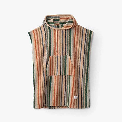 Green Black Stripe Earth Sörfçü Pançosu %100 Pamuk Renkli Standart
