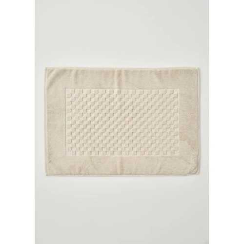 Bella Maison Lumi Jakarlı Ayak Havlusu Ekru (50x70 Cm) Ekru