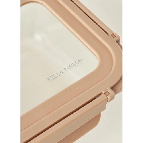Bella Maison Terra Cam Saklama Kabı Bej (370 Cc) Bej