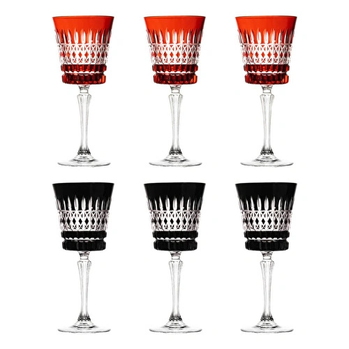 Lucky Art Duology Colour 6'lı Kadeh Seti 300 Ml