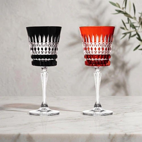 Lucky Art Duology Colour 6'lı Kadeh Seti 300 Ml