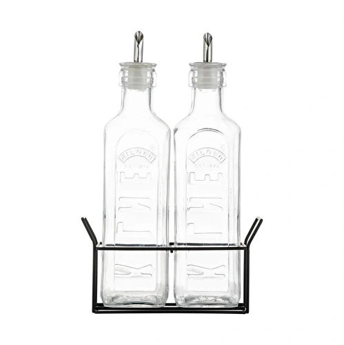 Kilner Metal Raflı Yağlık Sirkelik Seti 600 Ml