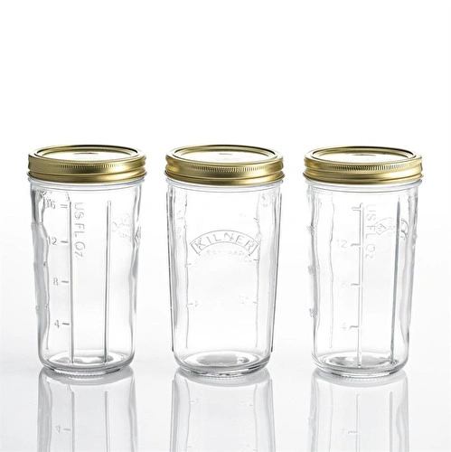 Kilner Geniş Ağızlı Büyük Kavanoz 1 Lt