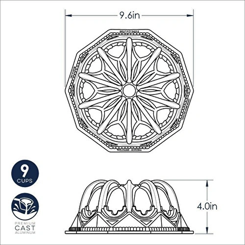 Nordicware Kubbeli Katedral Bundt Kek Kalıbı