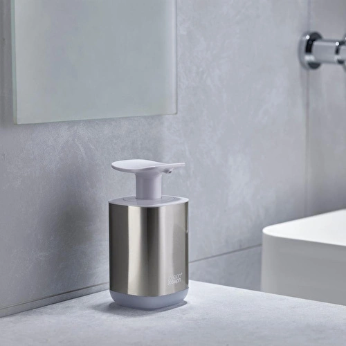Joseph Joseph 2 Li Sıvı Sabunluk Ve Lavabo Düzenleme Seti - Beyaz Çelik