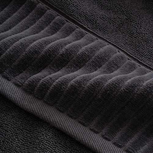 Green Black Serena Banyo Havlusu %100 Pamuk Antrasit 80x150 Cm