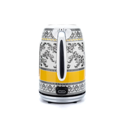 Berghoff Gem Royal Margery 1.7 Litre Sarı Siyah Desenli Su Isıtıcısı