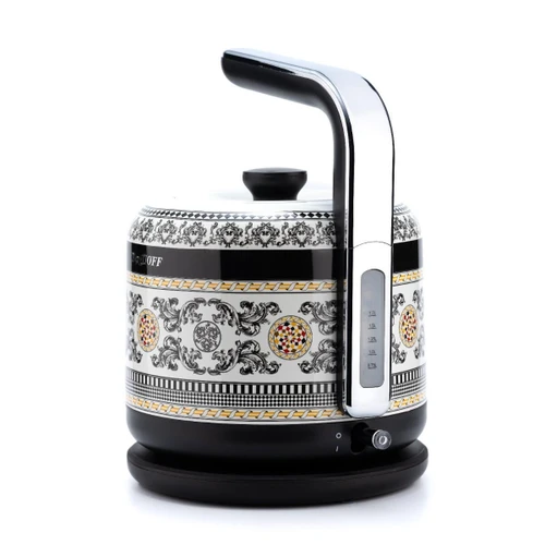 Berghoff Gem Royal Margery 1.7 Litre Siyah Sarı Desenli Su Isıtıcısı