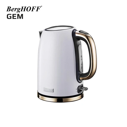 Berghoff Gem Titan 1.7 Litre Parlak Beyaz Gold Su Isıtıcısı