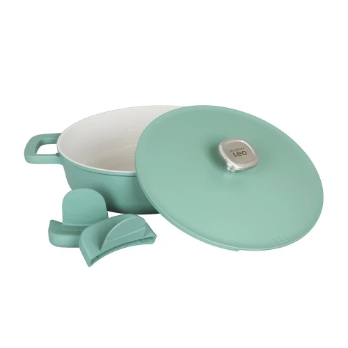 Berghoff Leo Phantom Forest Green Kapaklı Yapışmaz Sote Tavası 28 Cm