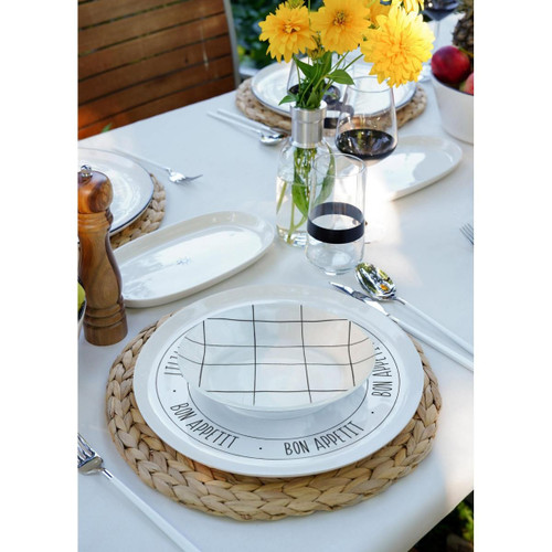 The Mia Daily Tunes Yemek Tabağı  - 6lı Set 20 Cm