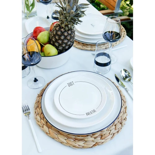 The Mia Daily Tunes Pasta Tabağı 6 Lı Set - 19 Cm