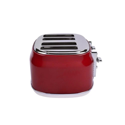 Berghoff Gem Retro Kırmızı Dört Dilim Ekmek Kızartma Makinesi