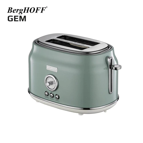 Berghoff Gem Retro  Mint Yeşil İki Dilim Ekmek Kızartma Makinesi