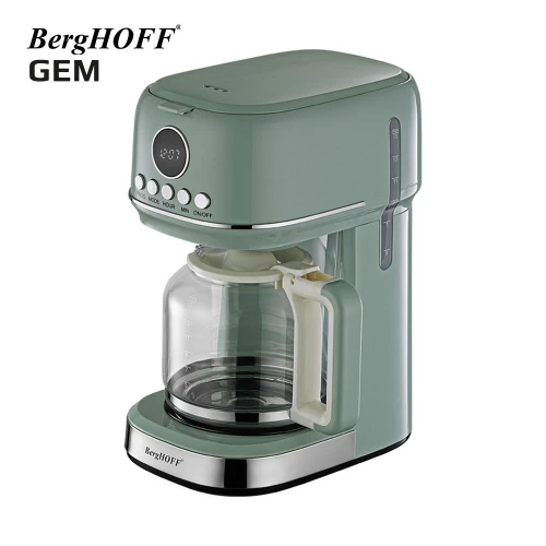 Berghoff Gem Retro 15 Bardak Mint Yeşil Filtre Kahve Makinesi