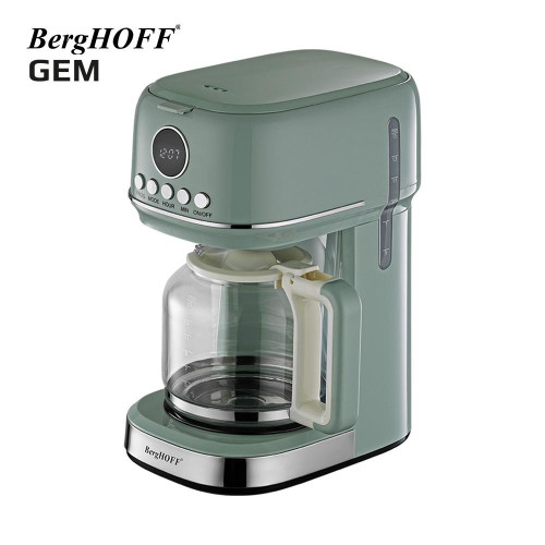 Berghoff Gem Retro 15 Bardak Mint Yeşil Filtre Kahve Makinesi