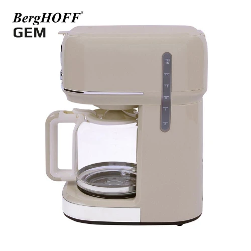 Berghoff Gem Retro 15 Bardak Vanilya Krem Rengi Filtre Kahve Makinesi
