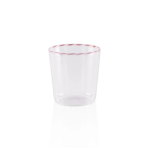 The Mia Borosilikat Su Bardağı Kırmızı 320 Ml Brd0130