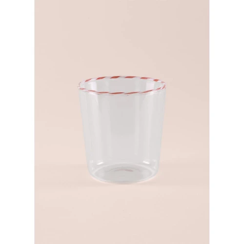 The Mia Borosilikat Su Bardağı Kırmızı 320 Ml Brd0130