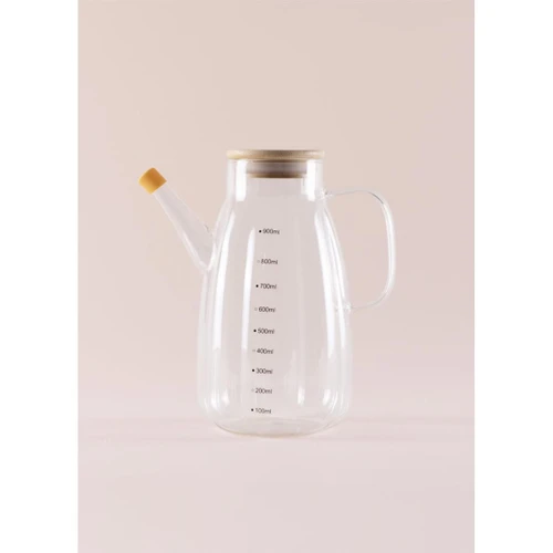 The Mia Bamboo Cam Zeytinyağı Şişesi 900 Cc Sse0040