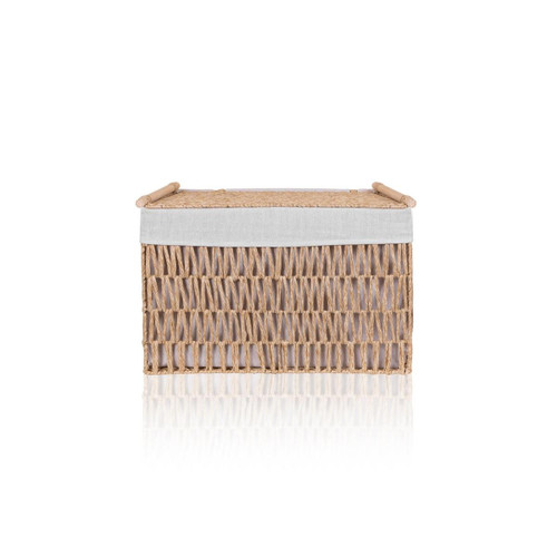 The Mia Cesta Hasır Organizer Sepet Naturel 57x36x37 Cm