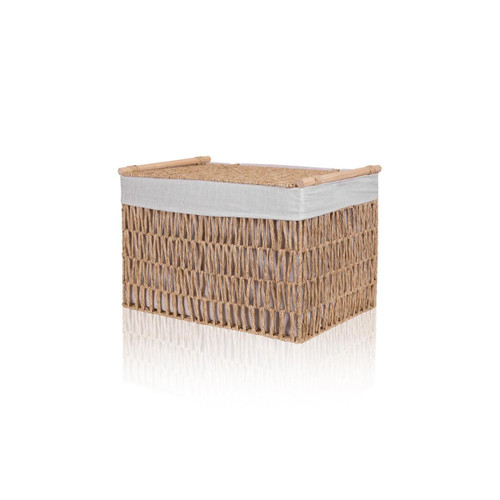 The Mia Cesta Hasır Organizer Sepet Naturel 57x36x37 Cm