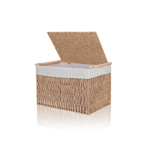 The Mia Cesta Hasır Organizer Sepet Naturel 57x36x37 Cm