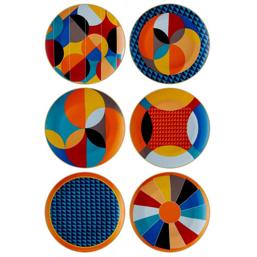 The Mia Shapes Servis Tabağı 6 Kişilik