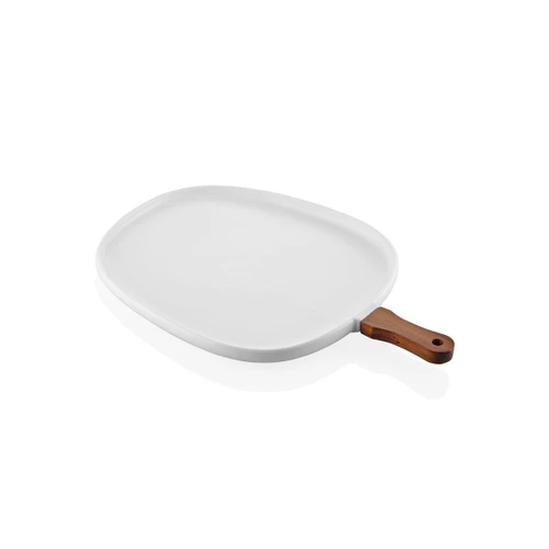 The Mia Woody Porselen Servis 44x30 Cm