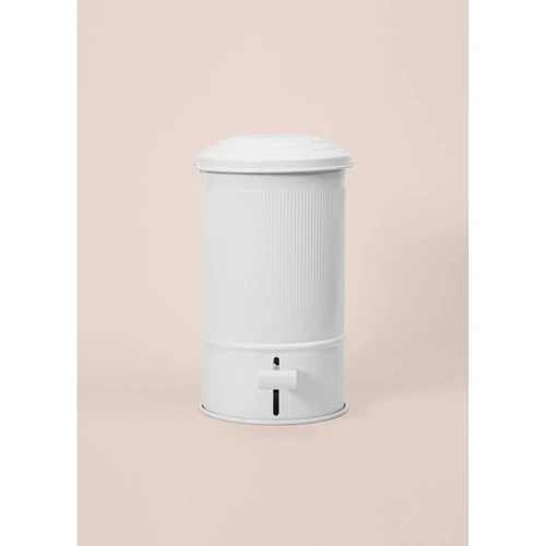 The Mia Stripe Mutfak Ve Banyo Çöp Kovası Beyaz 5 Lt