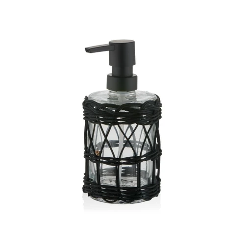 The Mia Rattan Sıvı Sabunluk Siyah 330 Ml