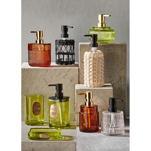 The Mia Rattan Sıvı Sabunluk Siyah 330 Ml