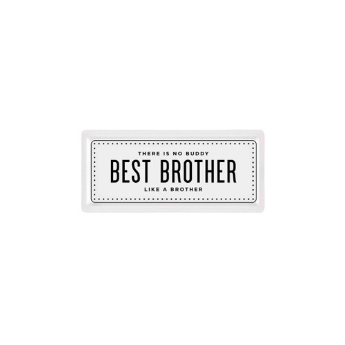 The Mia Dikdörtgen Servis Best Brother - 35 X 16 Cm