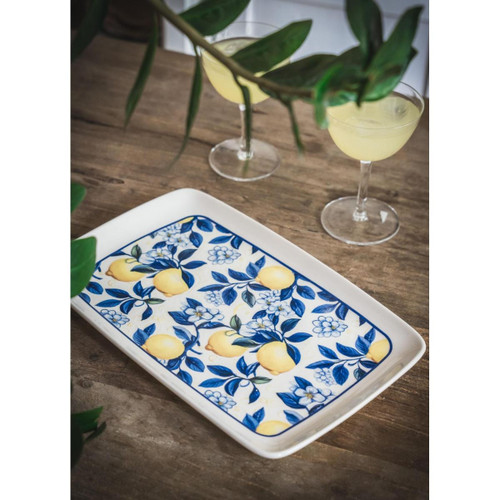 The Mia Odore Di Limone Dikdörtgen Servis 34x25 Cm Odl0010