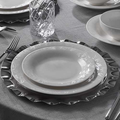 Jumbo Lily 24 Parça 6 Kişilik Bone Yemek Takımı Jumbo Lily 24 Parça 6 Kişilik Bone Yemek Takımı