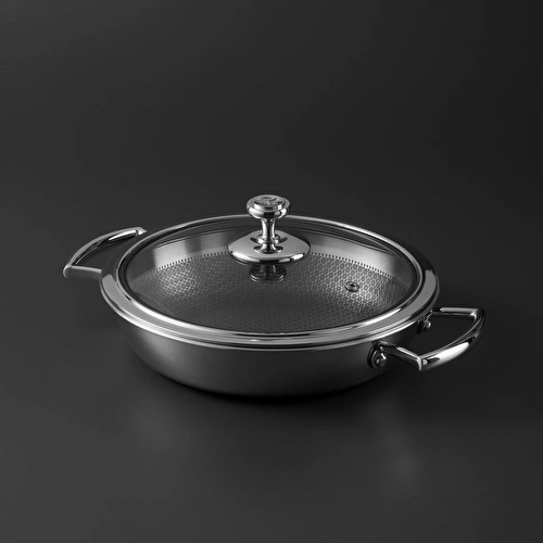 Jumbo Gourmet 3PLY İndüksiyon Tabanlı Çelik Pilav Tenceresi 24 cm Jumbo Gourmet 3PLY İndüksiyon Tabanlı Çelik Pilav Tenceresi 24 cm