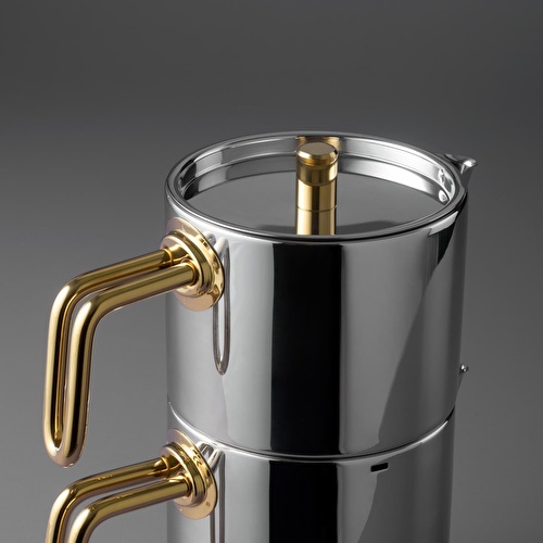 Jumbo Metalix Titanyum Gold İndüksiyon Tabanlı Midi Çaydanlık Jumbo Metalix Titanyum Gold İndüksiyon Tabanlı Midi Çaydanlık