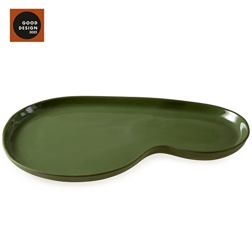 Jumbo Golf Line Yeşil Servis Tabak M