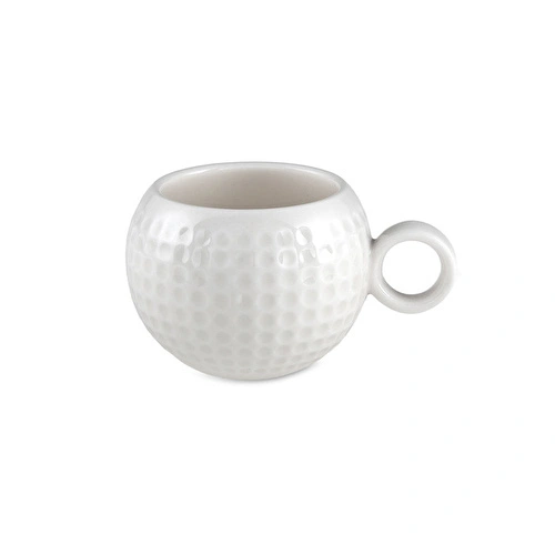 Jumbo Golf Line Beyaz Tek Kişilik Fincan Takımı