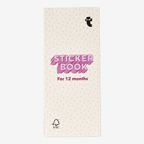 Flying Tiger Copenhagen 2025 Aylık Ajanda Sticker Seti