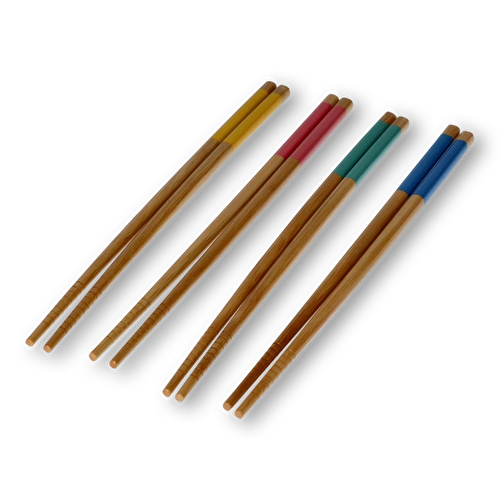 Flying Tiger Copenhagen 4'lü Çok Renkli Bambu Chopstick Seti