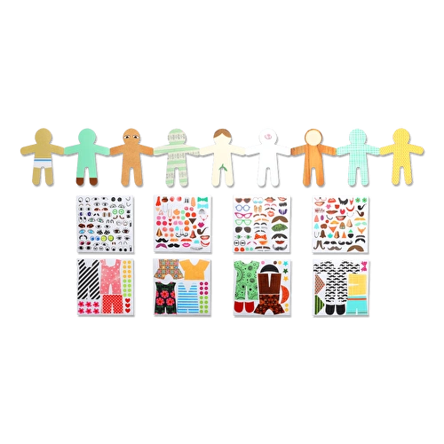 Flying Tiger Copenhagen Kendin Yap Kağıt Bebek ve Sticker Kiti