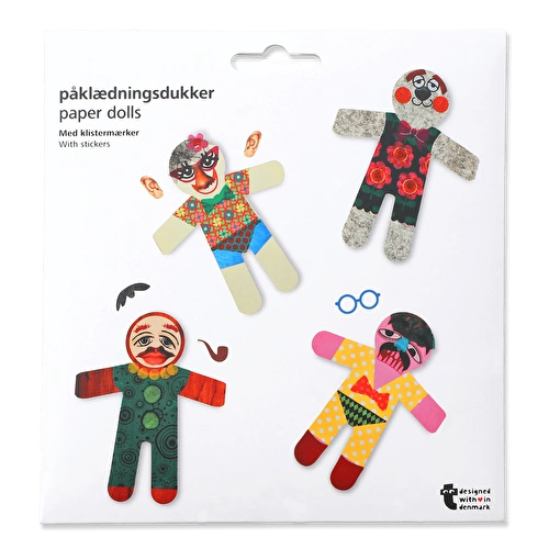 Flying Tiger Copenhagen Kendin Yap Kağıt Bebek ve Sticker Kiti