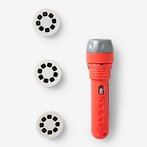 Flying Tiger Copenhagen Uzay Motifli Işık Veren Projeksiyonlu Kırmızı Fener