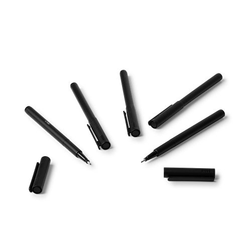 Flying Tiger Copenhagen 5'li Siyah Çizim Kalemi Seti