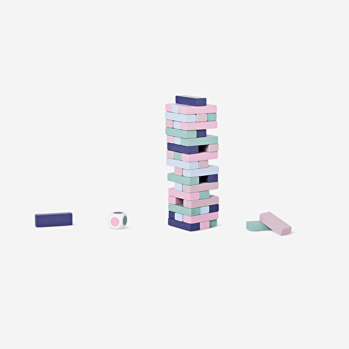 Flying Tiger Copenhagen Mini Ahşap Kule İnşa Etme Oyunu