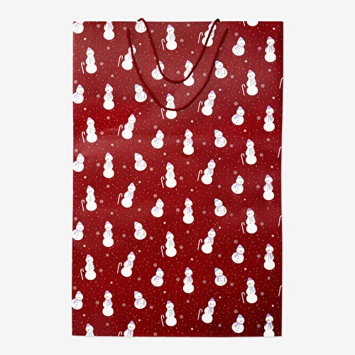 Flying Tiger Copenhagen Kardan Adam Desenli Büyük Hediye Çantası